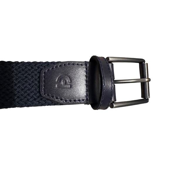 NWOT Cole Haan Navy Braided Stretch Belt Size 44/110 Preppy Golf QuietLuxury - Picture 4 of 6